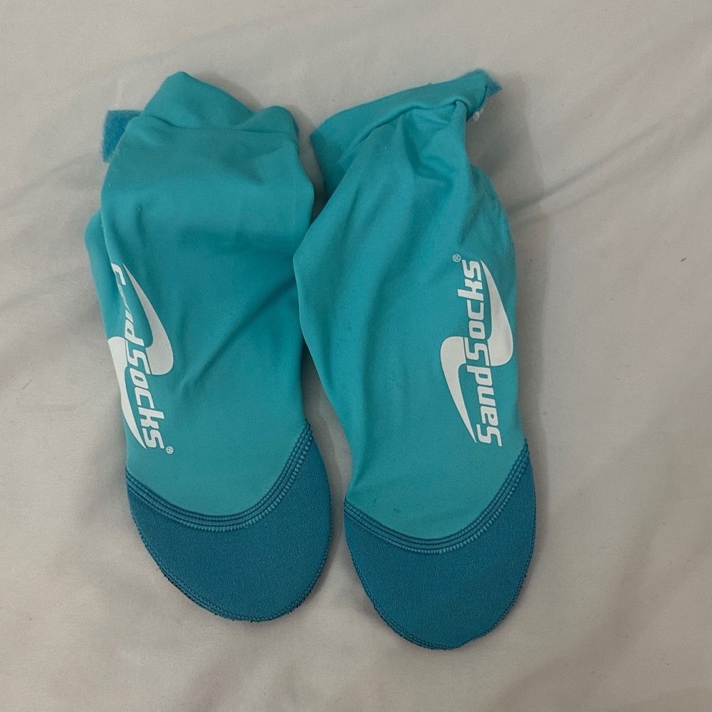Sand Socks Aqua Blue Sand Socks
